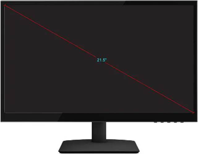 Alt view image 2 of 5 - Planar PLL2250MW 22" (21.5" Viewable) Full HD 1920 x 1080 HDMI VGA Built-in Speakers Edge-Lt LED LCD Monitor