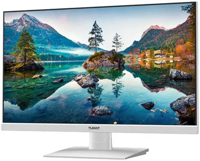 Alt view image 4 of 7 - PLANAR 24" (23.8" Viewable) 60 Hz IPS QHD Monitor 6 ms (GTG) PXN2490MW-WH