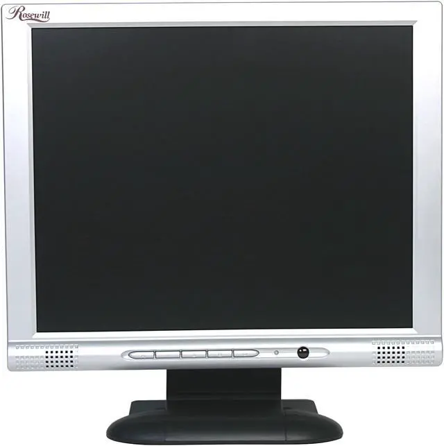 Alt view image 2 of 7 - Rosewill 17" TFT LCD XGA LCD Monitor 25 ms D-Sub R700N