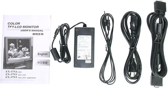 Alt view image 7 of 7 - Rosewill 17" TFT LCD XGA LCD Monitor 25 ms D-Sub R700N