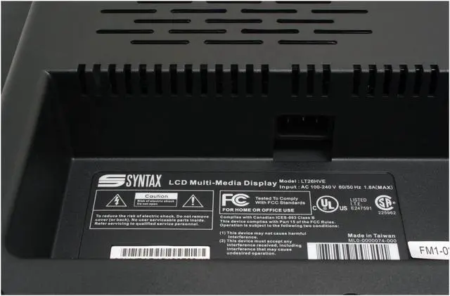 Alt view image 8 of 13 - 26" LCD TV