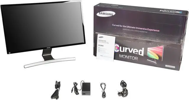 Alt view image 7 of 7 - Samsung S27D590C Black 27" Curved LED Monitor 4ms (GTG) HDMI LED-Lit VA Panel 350 cd/m2 Dual Stereo Speakers w/ Game Mode function