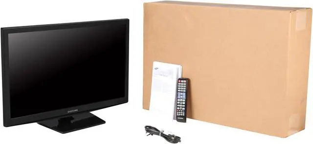 Alt view image 8 of 8 - SAMSUNG Widescreen 24” Black LED TV/Monitor 8ms HDMI 250 cd/m2 5,000,000:1 Built-in Speakers and TV Tuner- LT24D310