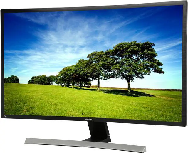 Main image of SAMSUNG S32E590C Glossy Black / Metallic 31.5" Curved  4ms (GTG) HDMI Widescreen LED Backlight LCD Monitor 350 cd/m2 DCR Mega Infinity (5000:1) Built-in Speakers