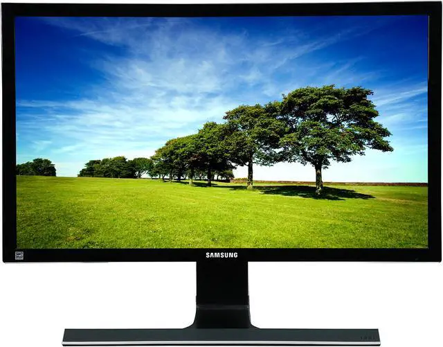 Alt view image 2 of 7 - SAMSUNG U24E590D Glossy Black 23.6" 4ms HDMI Widescreen LCD/LED Monitor, AMD FreeSync, 300 cd/m2 DCR Infinity Mega (1,000:1), HDMI DisplayPort