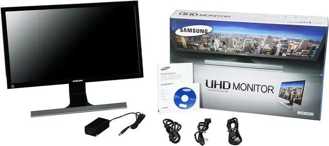 Alt view image 7 of 7 - SAMSUNG U24E590D Glossy Black 23.6" 4ms HDMI Widescreen LCD/LED Monitor, AMD FreeSync, 300 cd/m2 DCR Infinity Mega (1,000:1), HDMI DisplayPort