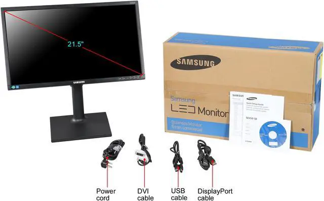 Alt view image 11 of 11 - Samsung S22E650D 21.5" LED LCD Monitor - 16:9 - 4 ms