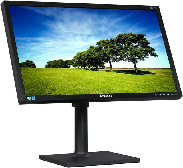 Alt view image 2 of 11 - SAMSUNG SE450 Series S24E450D 24" Full HD 1920 x 1080 VGA DVI DisplayPort Flicker-Free Eye Saver Mode Mega Dynamic Contrast Ratio LED Backlit LCD Monitor