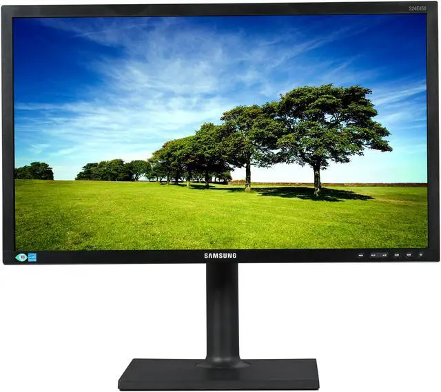 Alt view image 3 of 11 - SAMSUNG SE450 Series S24E450D 24" Full HD 1920 x 1080 VGA DVI DisplayPort Flicker-Free Eye Saver Mode Mega Dynamic Contrast Ratio LED Backlit LCD Monitor