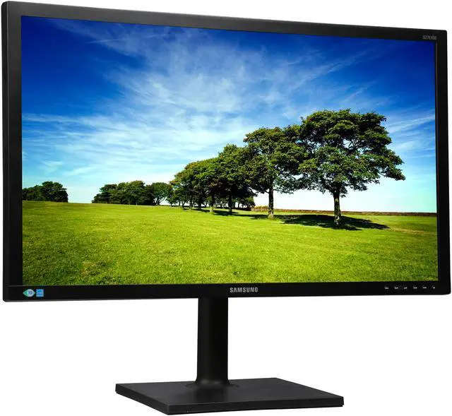 Alt view image 2 of 7 - SAMSUNG SE450 Series S27E450D 27" Full HD 1920 x 1080 VGA DVI DisplayPort Flicker-Free Mega Dynamic Contrast Ratio LED Backlit LCD Monitor for Business