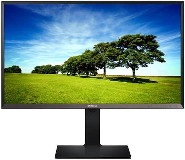 Alt view image 2 of 7 - Samsung S27D850T Black 27" 5ms (GTG) LCD/LED Monitor , 350cd/m2 DCR Mega 8, 100% sRGB Color Compliance, Seamless Multi-Screen Functionality, Height Adjustment, VESA Mountable, DVI HDMI DisplayPort