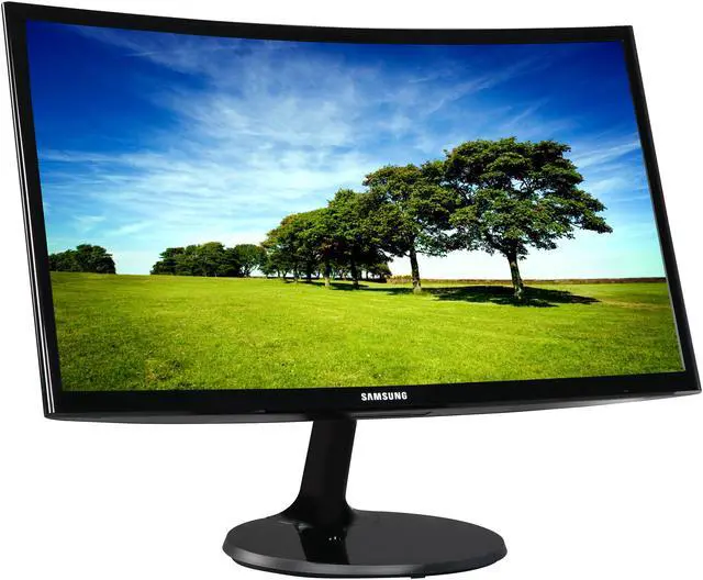 Alt view image 3 of 7 - SAMSUNG 21.5" 60 Hz VA LCD Monitor Curved FreeSync (AMD Adaptive Sync) D-Sub, HDMI C22F390