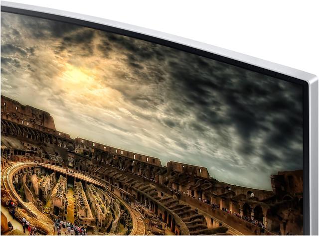 Alt view image 8 of 20 - Samsung C34F791 34" Silver Curved FreeSync Gaming Monitor 3440 x 1440, 21:9 UltraWide, 100 Hz Refresh Rate, 1500R Curvature, Tilt/Height Adjustable, HDMI x 2, DP, USB 3.0