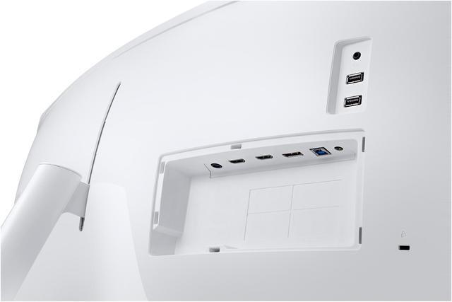 Alt view image 18 of 20 - Samsung C34F791 34" Silver Curved FreeSync Gaming Monitor 3440 x 1440, 21:9 UltraWide, 100 Hz Refresh Rate, 1500R Curvature, Tilt/Height Adjustable, HDMI x 2, DP, USB 3.0