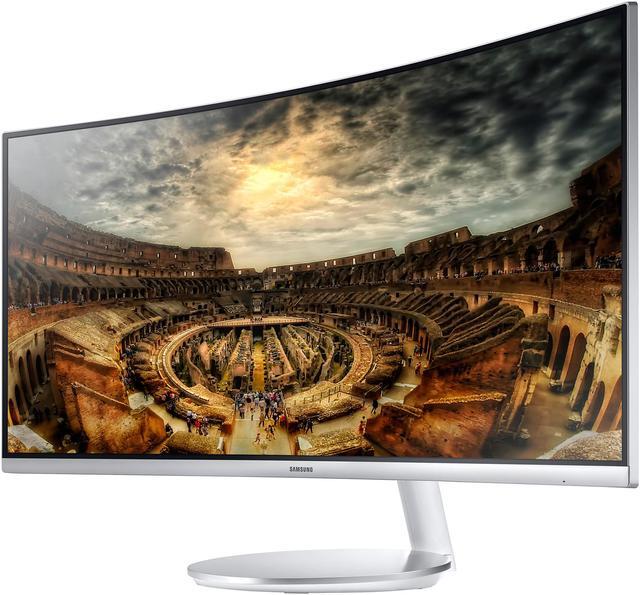 Alt view image 3 of 20 - Samsung C34F791 34" Silver Curved FreeSync Gaming Monitor 3440 x 1440, 21:9 UltraWide, 100 Hz Refresh Rate, 1500R Curvature, Tilt/Height Adjustable, HDMI x 2, DP, USB 3.0