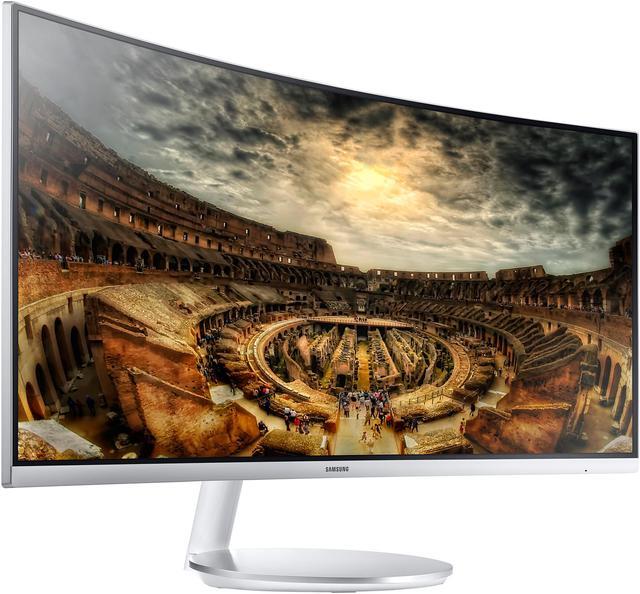 Alt view image 4 of 20 - Samsung C34F791 34" Silver Curved FreeSync Gaming Monitor 3440 x 1440, 21:9 UltraWide, 100 Hz Refresh Rate, 1500R Curvature, Tilt/Height Adjustable, HDMI x 2, DP, USB 3.0