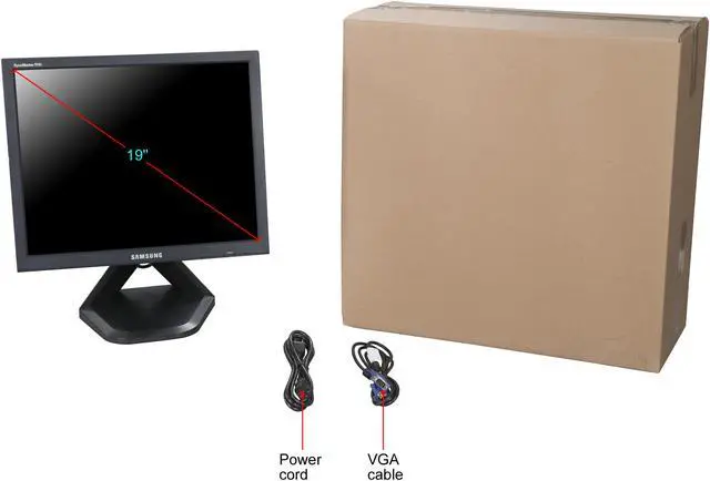 Alt view image 11 of 10 - Samsung SyncMaster 910t 19" LCD Flat Panel Monitor. A Grade