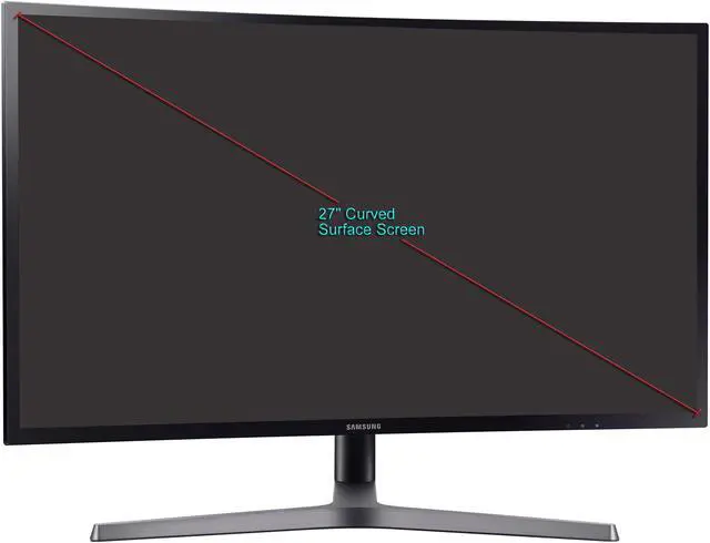 Alt view image 11 of 11 - Samsung CHG70 Series C27HG70 27" 2560 x 1440 (2K) 144Hz 1800R Curved Gaming Monitor, QLED, 1ms (GTG), AMD FreeSync 2, 2xHDMI, DP, USB, VESA Mount, Height/Tilt/Swivel/Pivot Adjustable
