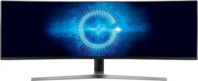 Alt view image 2 of 9 - Samsung CHG90 Series LC49HG90DMNXZA 49" 3840 x 1080 1ms 144Hz 2x HDMI DisplayPort Mini-DisplayPort HDR AMD FreeSync USB Hub QLED Curved Gaming Monitor
