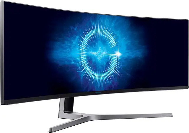 Alt view image 4 of 9 - Samsung CHG90 Series LC49HG90DMNXZA 49" 3840 x 1080 1ms 144Hz 2x HDMI DisplayPort Mini-DisplayPort HDR AMD FreeSync USB Hub QLED Curved Gaming Monitor