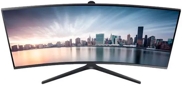 Alt view image 3 of 6 - Samsung 890 Series C34H890 Black 34" Curved 3440 x 1440 WQHD+ sRGB 4ms 100Hz AMD FreeSync Monitor, 300cd/m2, HDMI / DP / USB-C / USB Hub Fully Adjustable Stand, VESA Compatible