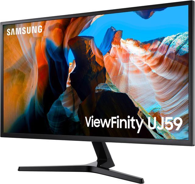 Alt view image 5 of 17 - Samsung UJ59 ViewFinity LU32J590UQNXZA 32" 3840 x 2160 Ultra HD 4K Resolution 2x HDMI, DisplayPort AMD FreeSync Flicker Free Slim Bezel LED Backlit LCD Monitor