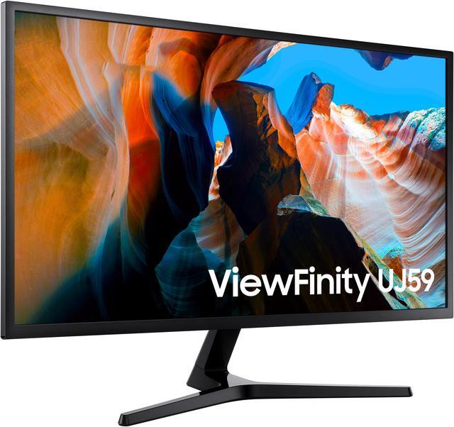 Alt view image 6 of 17 - Samsung UJ59 ViewFinity LU32J590UQNXZA 32" 3840 x 2160 Ultra HD 4K Resolution 2x HDMI, DisplayPort AMD FreeSync Flicker Free Slim Bezel LED Backlit LCD Monitor