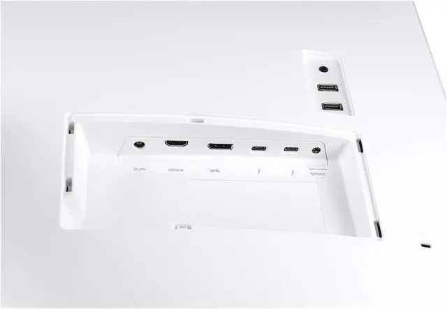Alt view image 18 of 20 - SAMSUNG CJ79 ViewFinity LC34J791WTNXZA 34" 3440 x 1440 WQHD 2K 100Hz Computer Monitor Thunderbolt 3 Daisy Chain QLED HDMI USB Hub Height Adjustable Stand