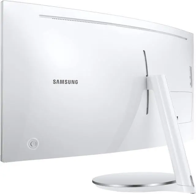 Alt view image 14 of 20 - SAMSUNG CJ79 ViewFinity LC34J791WTNXZA 34" 3440 x 1440 WQHD 2K 100Hz Computer Monitor Thunderbolt 3 Daisy Chain QLED HDMI USB Hub Height Adjustable Stand