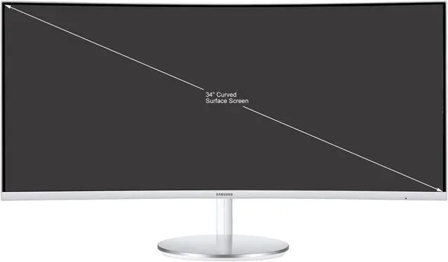 Alt view image 9 of 20 - SAMSUNG CJ79 ViewFinity LC34J791WTNXZA 34" 3440 x 1440 WQHD 2K 100Hz Computer Monitor Thunderbolt 3 Daisy Chain QLED HDMI USB Hub Height Adjustable Stand