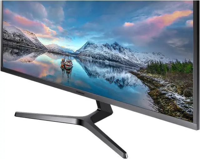 Alt view image 6 of 15 - Samsung LS34J550WQNXZA 34" 3440 x 1440 Ultra WQHD 21:9 2K Resolution 4ms 75Hz 2x HDMI DisplayPort AMD FreeSync Eye Saver Flicker Free LED Backlit Monitor
