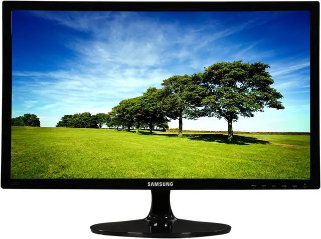 Alt view image 2 of 7 - Samsung S24D332 23.6" 1ms HDMI VGA Flicker Free Technology Widesscreen LED Backlight LCD Monitor
