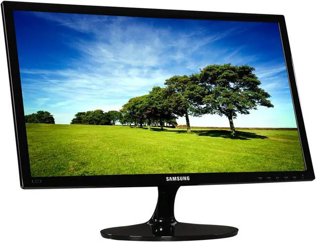 Alt view image 3 of 7 - Samsung S24D332 23.6" 1ms HDMI VGA Flicker Free Technology Widesscreen LED Backlight LCD Monitor