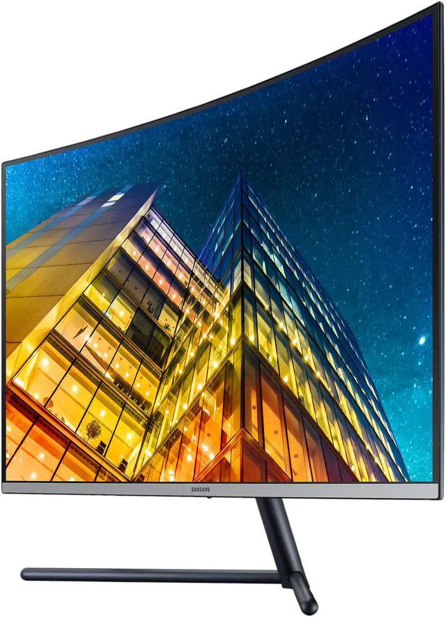 Alt view image 12 of 20 - Samsung UR59C ViewFinity LU32R590CWNXZA 32" (Actual size 31.5") Ultra HD 3840 x 2160 4K Resolution HDMI DisplayPort Flicker Free LED Backlit Curved LCD Monitor