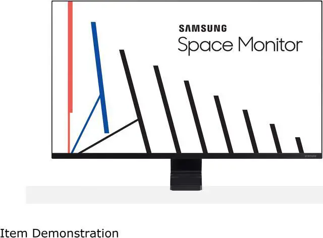 Alt view image 2 of 14 - SAMSUNG The Space Series S27R750Q 27" QHD 2560 x 1440 (2K) 144 Hz HDMI, Mini DisplayPort Monitor with Clamp-type Stand for More Usable Desk Space