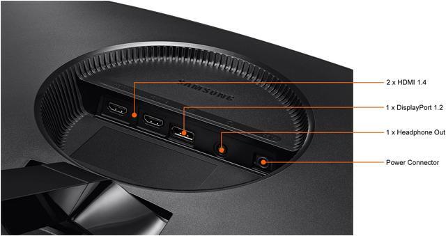 Alt view image 14 of 15 - Samsung LC24RG50FQNXZA 24" 1920 x 1080 Full HD Resolution 144Hz HDMI DisplayPort Eye-Saver Mode Flicker-Free Technology LED Backlit Curved Gaming Monitor