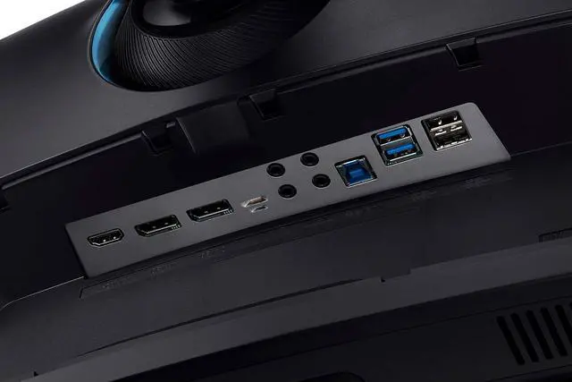 Alt view image 6 of 6 - Samsung CRG9 Series LC49RG90SSNXZA 49" Dual Quad HD 5120 x 1440 Resolution 120Hz HDMI, 2x DisplayPort AMD FreeSync 2 Flicker Free HDR1000 QLED Curved Gaming Monitor