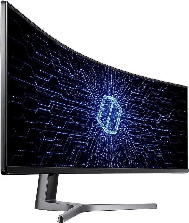 Alt view image 3 of 6 - Samsung CRG9 Series LC49RG90SSNXZA 49" Dual Quad HD 5120 x 1440 Resolution 120Hz HDMI, 2x DisplayPort AMD FreeSync 2 Flicker Free HDR1000 QLED Curved Gaming Monitor