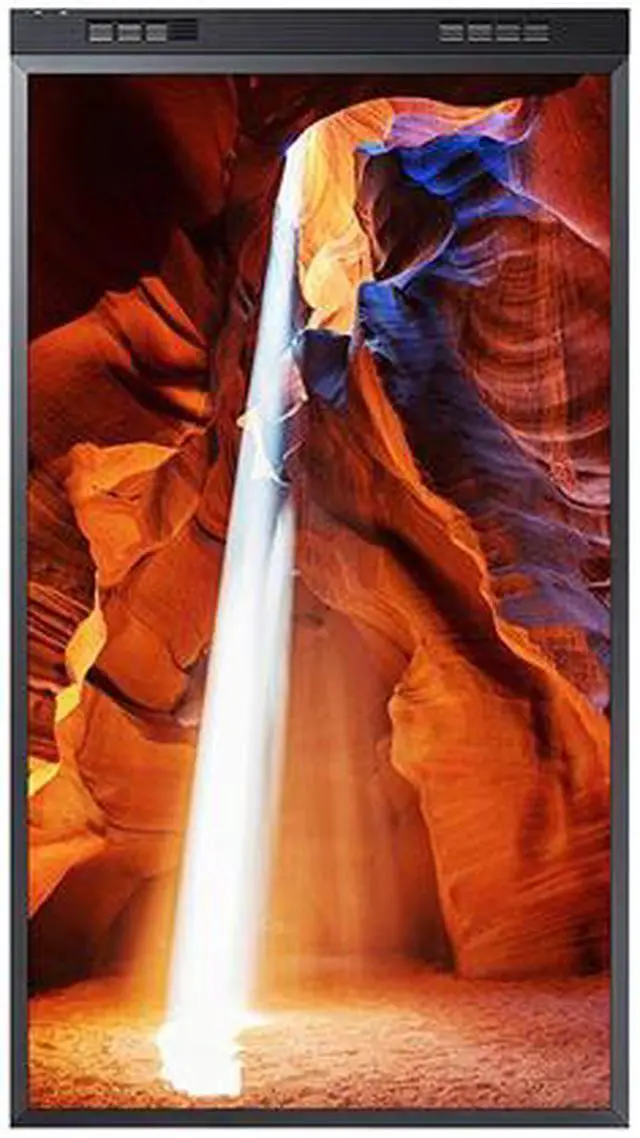 Alt view image 2 of 6 - Samsung OM55N-D 55" Full HD Ultra-high Brightness Semi-outdoor Double-sided Digital Signage Display, 3000nit/1000nit, 24/7, Portrait Only