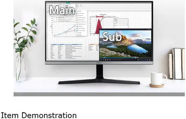 Alt view image 20 of 20 - SAMSUNG UR55 ViewFinity LU28R550UQNXZA 28" UHD 3840 x 2160 (4K) 60 Hz HDMI, DisplayPort AMD FreeSync Flat Panel Monitor