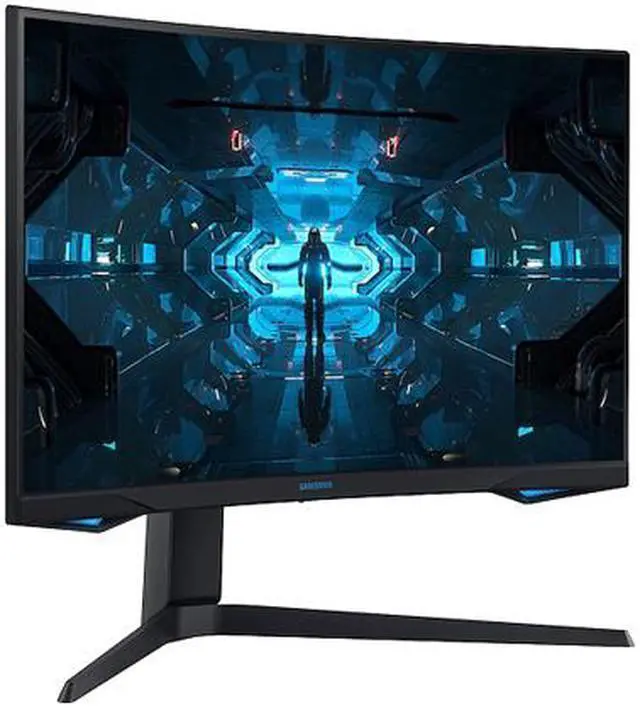 Alt view image 5 of 12 - SAMSUNG Odyssey G7 LC32G75TQSNXZA 32" (31.5" Viewable) QHD 2560 x 1440 (2K) 1ms GTG 240Hz, HDMI 2xDisplayPort, USB, G-Sync Compatible, Pivot, Swivel, Height Adjust Curved Gaming Monitor