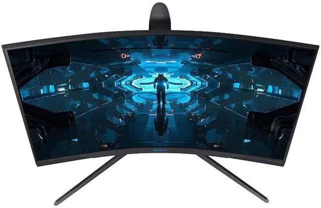 Alt view image 7 of 12 - SAMSUNG Odyssey G7 LC32G75TQSNXZA 32" (31.5" Viewable) QHD 2560 x 1440 (2K) 1ms GTG 240Hz, HDMI 2xDisplayPort, USB, G-Sync Compatible, Pivot, Swivel, Height Adjust Curved Gaming Monitor