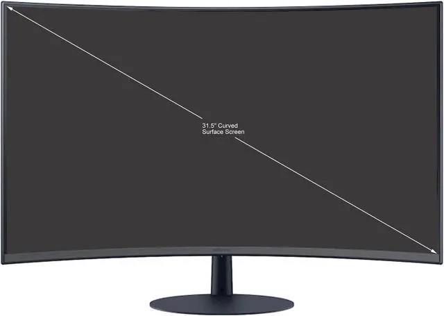 Alt view image 2 of 8 - SAMSUNG T55 Series LC32T550FDNXZA 32" (Actual size 31.5") Full HD 1920 x 1080 75Hz VGA, HDMI, DisplayPort FreeSync (AMD Adaptive Sync) Curved Monitor