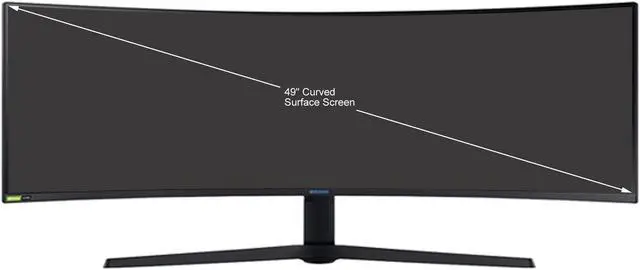 Alt view image 12 of 13 - SAMSUNG Odyssey G9 Series LC49G97TSSNXDC 49" Dual QHD 5120 x 1440 2K 1ms (GTG) 240Hz HDMI, 2x DisplayPort, 2x USB 3.0 AMD FreeSync and G-Sync Compatible Curved DisplayHDR 1000 QLED Gaming Monitor