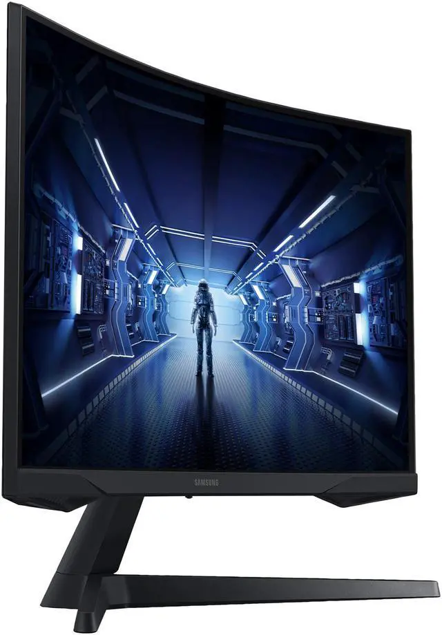 Alt view image 4 of 8 - SAMSUNG Odyssey G5 LC32G57TQWNXDC 32" WQHD 2560 x 1440 (2K) 1 ms (MPRT) 144 Hz HDMI, DisplayPort FreeSync Premium HDR10 Curved Gaming Monitor
