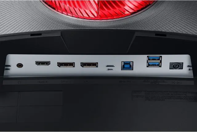 Alt view image 10 of 11 - SAMSUNG Odyssey G7 T1 Faker Edition LC32G77TQSNXZA 32" WQHD 2560 x 1440 (2K) 1 ms (GTG) 240 Hz HDMI, DisplayPort, USB FreeSync Premium Pro and G-Sync Compatible Curved Gaming Monitor