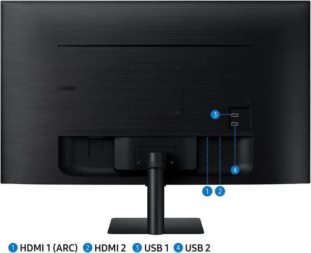 Alt view image 7 of 13 - SAMSUNG M5 Series LS27AM500NNXZA 27" Full HD 1920 x 1080 2 x HDMI, USB Built-in Speakers Smart Monitor with Streaming TV