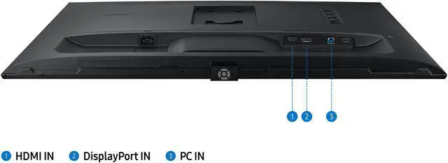 Alt view image 12 of 15 - SAMSUNG ViewFinity S60A LS32A600NWNXGO 32" QHD 2560 x 1440 (2K) 75 Hz HDMI, DisplayPort, USB, Headphone HDR10 AMD FreeSync Monitor