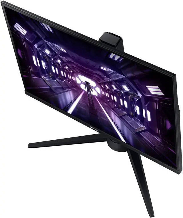 Alt view image 8 of 13 - SAMSUNG Odyssey G3 LF24G35TFWNXZA 24" (23.8" Viewable) Full HD 1920 x 1080 1ms (MPRT) 144Hz D-Sub, HDMI, DisplayPort FreeSync Premium VESA Pivot Swivel Tilt Height Adjust Gaming Monitor