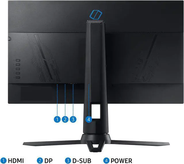 Alt view image 13 of 13 - SAMSUNG Odyssey G3 LF24G35TFWNXZA 24" (23.8" Viewable) Full HD 1920 x 1080 1ms (MPRT) 144Hz D-Sub, HDMI, DisplayPort FreeSync Premium VESA Pivot Swivel Tilt Height Adjust Gaming Monitor